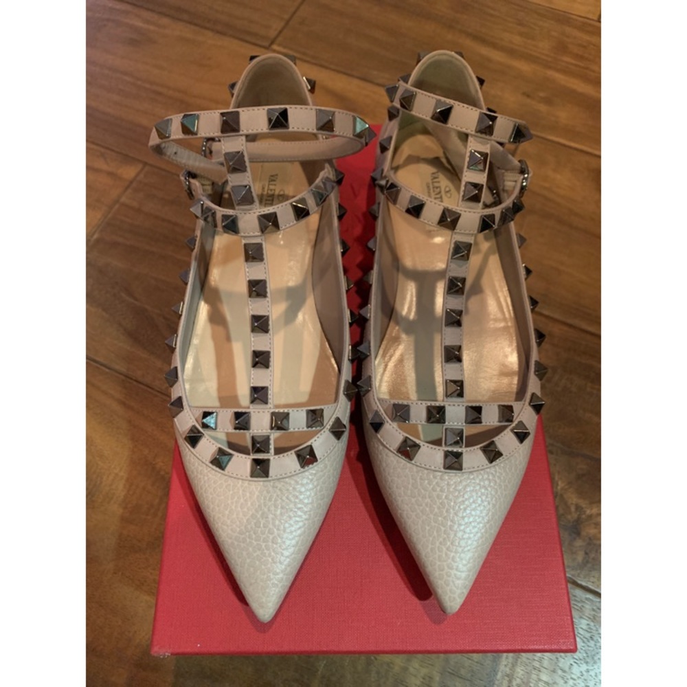 Valentino Rockstud Ballet Flat